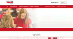 Desktop Screenshot of boxit-central.co.uk